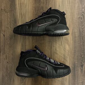 Nike Air Max Penny One Suns Black Club Purple Men Size 8.5 Shoes 311089-002